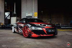 Audi R8 V10 on Vossen Wheels (VPS-315T) 2017 года
